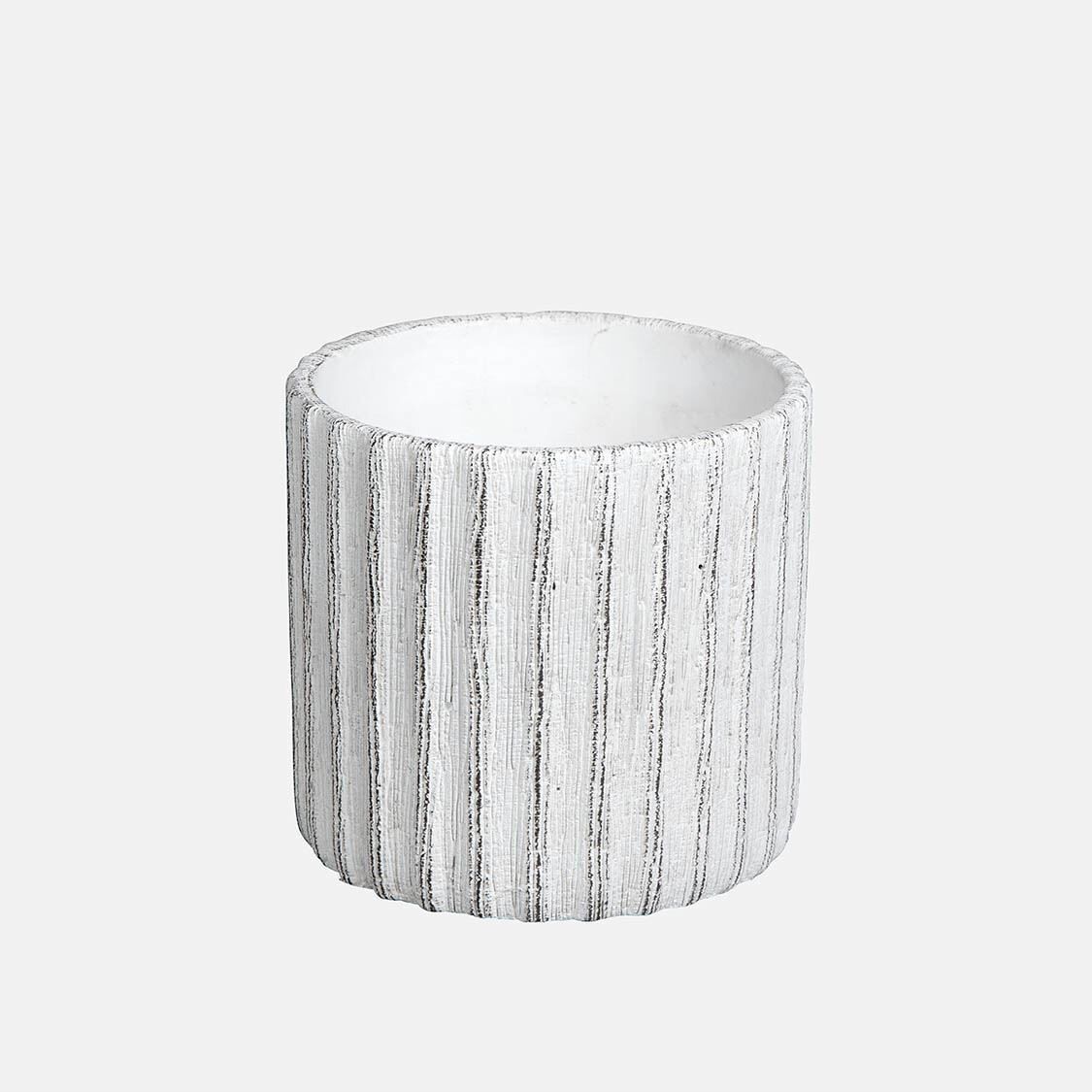 POT BOX EN CÉRAMIQUE FORLI BLANC (UNITAIRE)