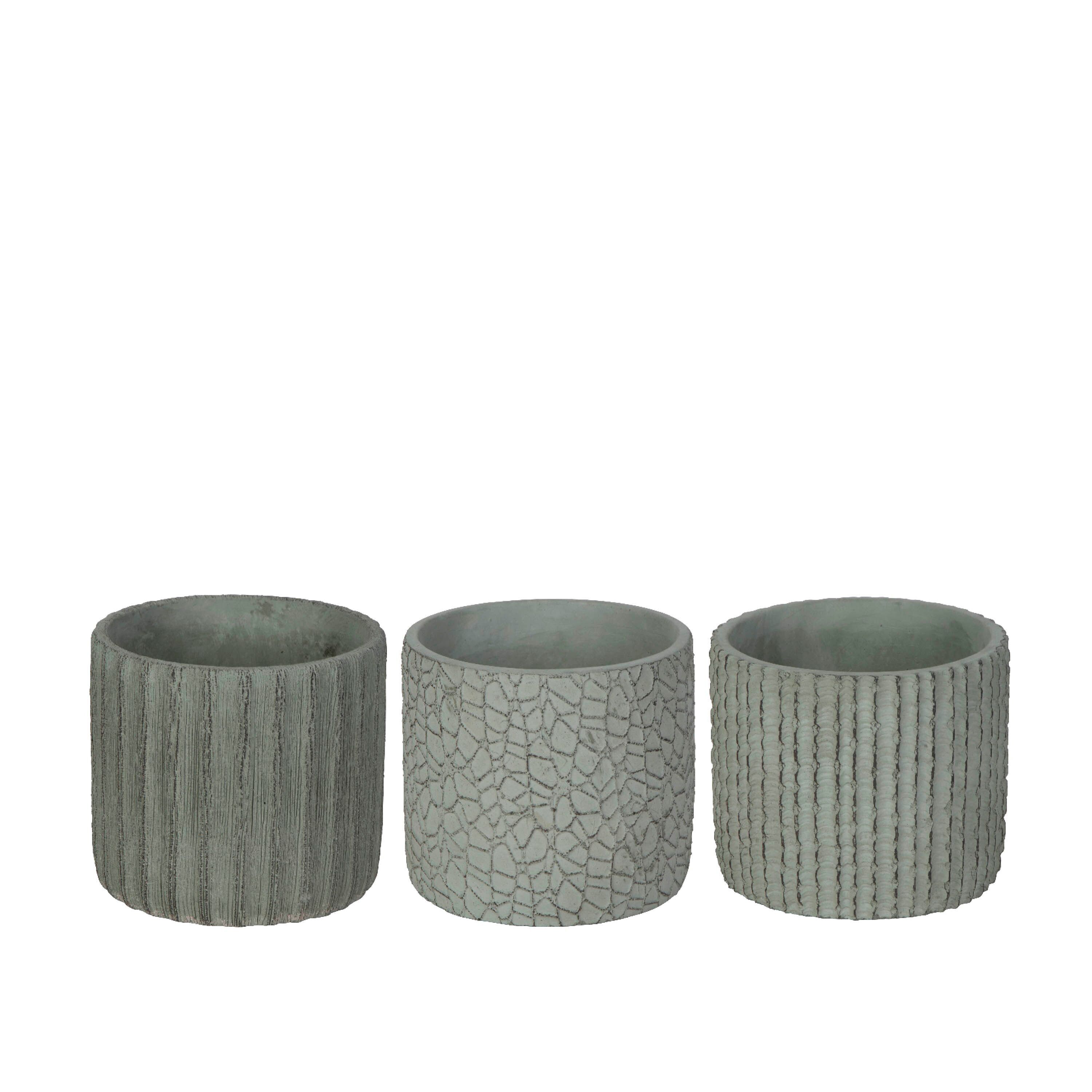 POT CÉRAMIQUE FORLI VERT 6 UNITÉS