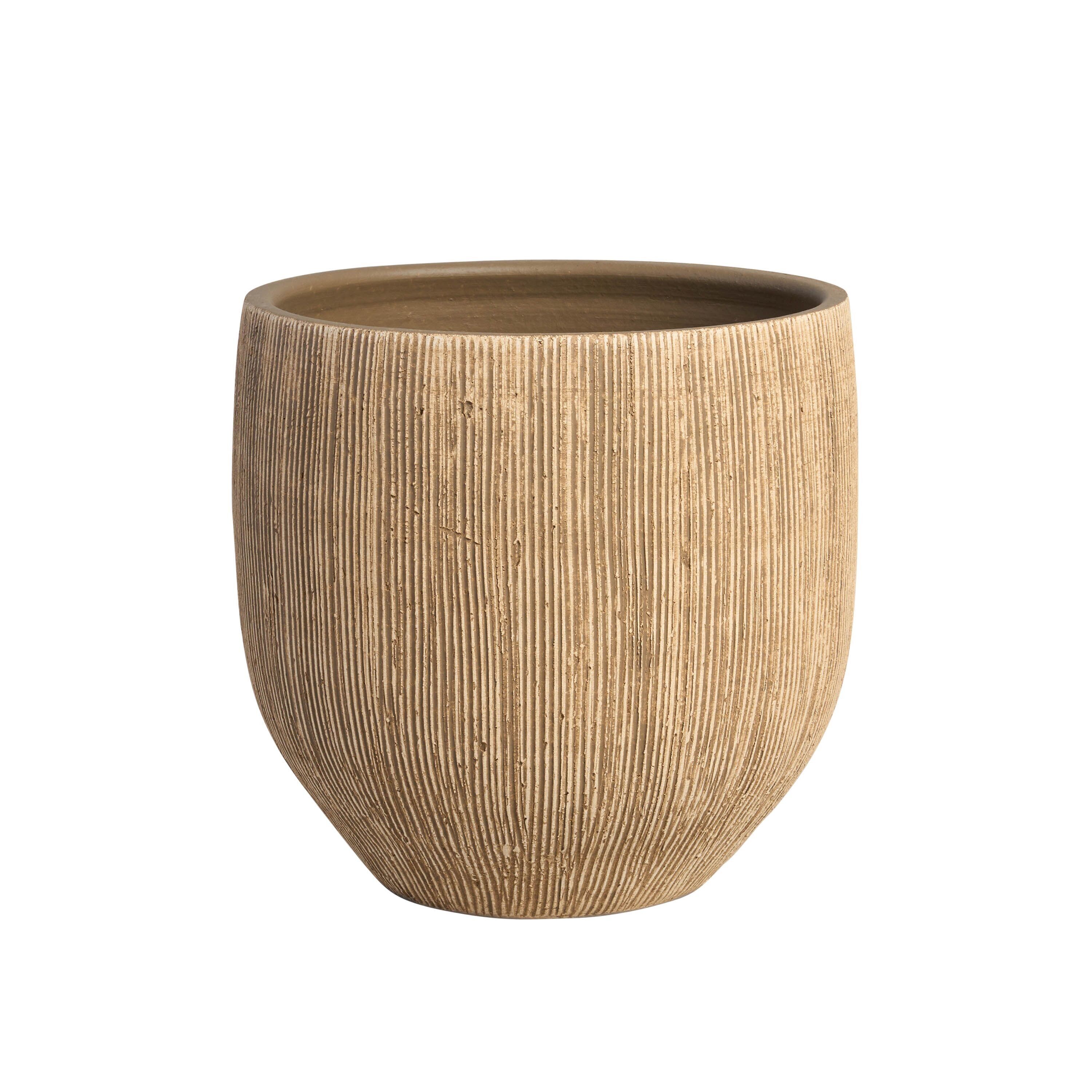 POT EN CÉRAMIQUE CACAO TAUPE