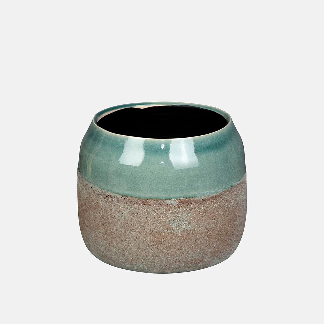 POT CERAMIQUE VERT CLAIR MACON