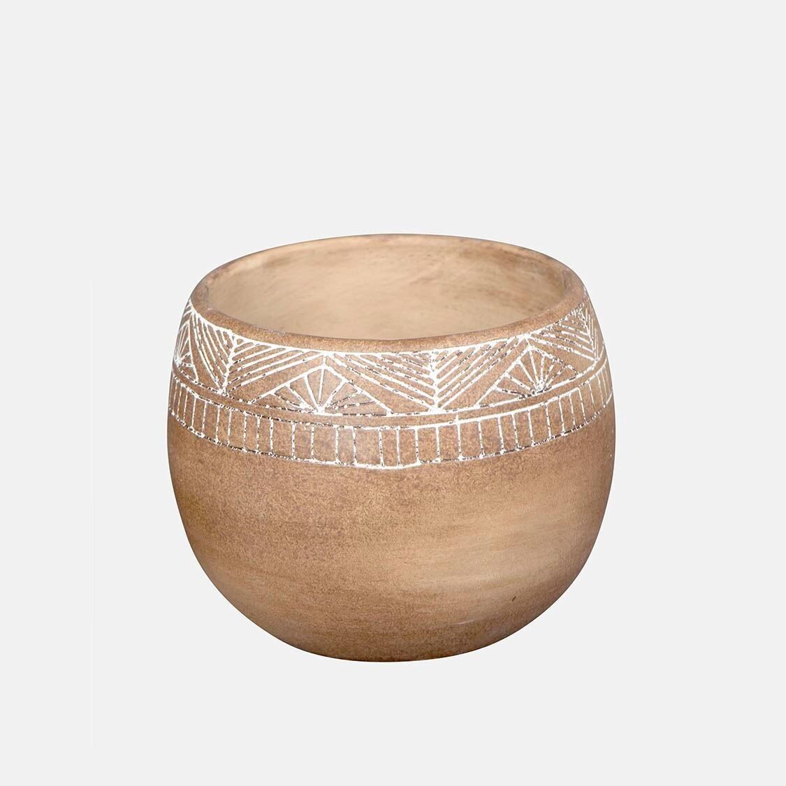 POT EN CÉRAMIQUE MINOT MARRON