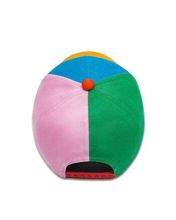 koaa – Pippi Brindacier « Kunterbunt » – casquette de baseball bleu/vert/rose 4