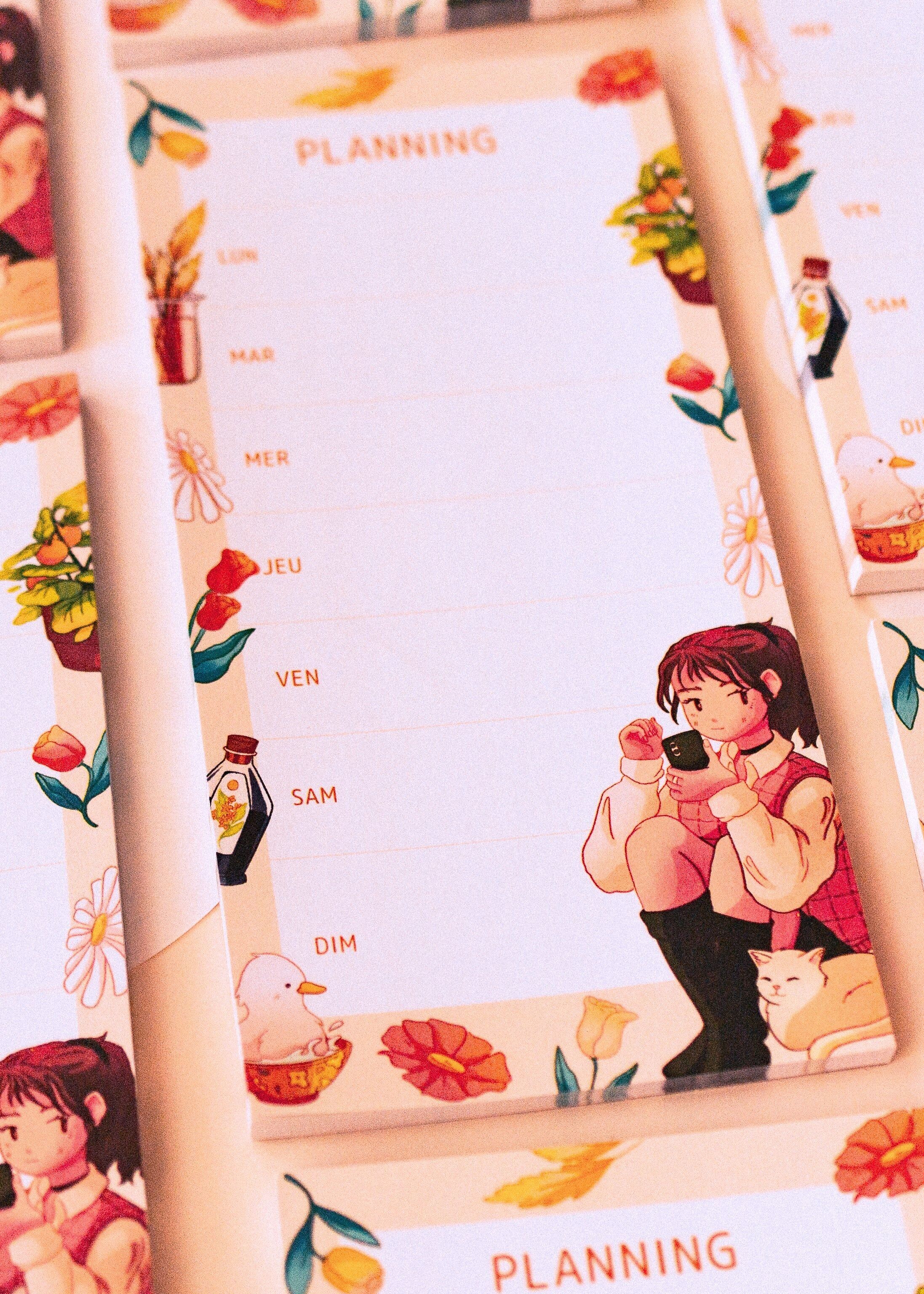 Blocco note lungo - Pianificazione del cottage