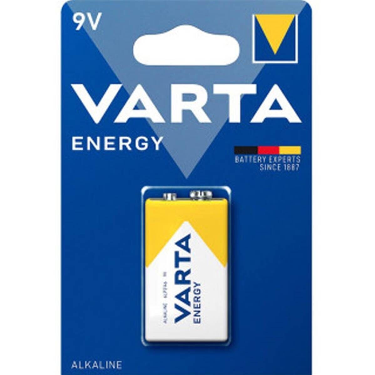 Bl 1 batteria LR22 - 9 volt - 6LR61 - alcalina - Varta longlife