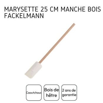 Maryse de pâtisserie et de cuisine 25 cm manche en bois Fackelmann 4