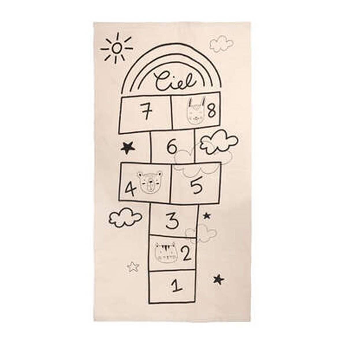 Tappeto rettangolare a campana 80 x 150 cm