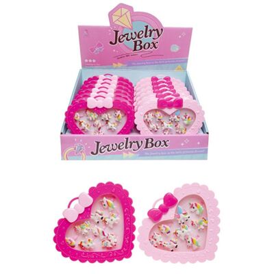 Heart Box 8 Unicorn Rings
