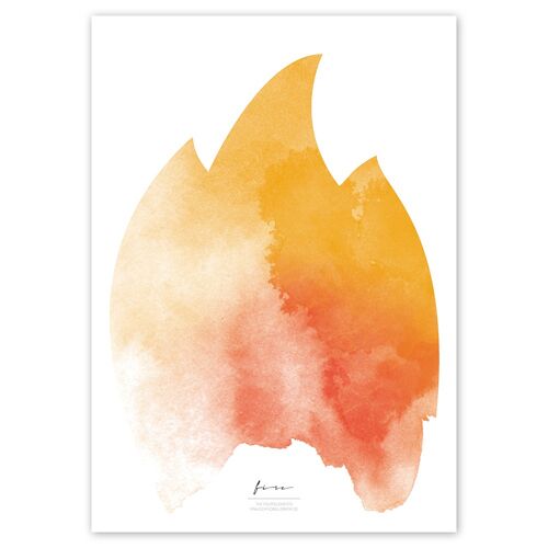Print THE FOUR ELEMENTS "Fire"
