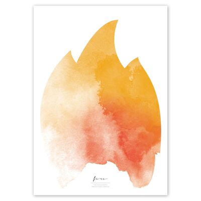 Print THE FOUR ELEMENTS "Fire"