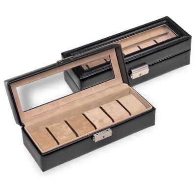 Caja de reloj de lujo para mujer - Negro