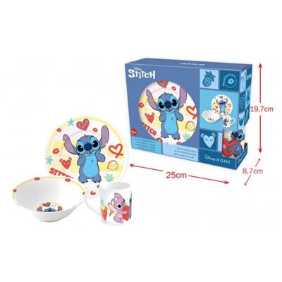 Set da pranzo da 3 pezzi Stitch