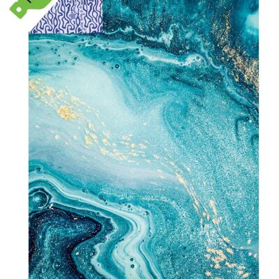 Schnelltrocknendes Reisehandtuch oder Strandtuch 'OCEAN' – 100 x 160