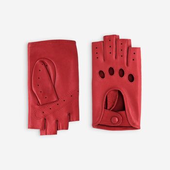 Gants de conduite, mitaines-cuir agneau-non doublé-21125NF 20