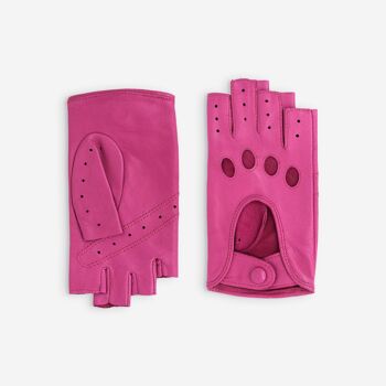 Gants de conduite, mitaines-cuir agneau-non doublé-21125NF 82