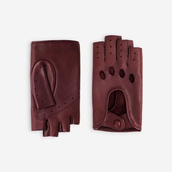 Gants de conduite, mitaines-cuir agneau-non doublé-21125NF 107