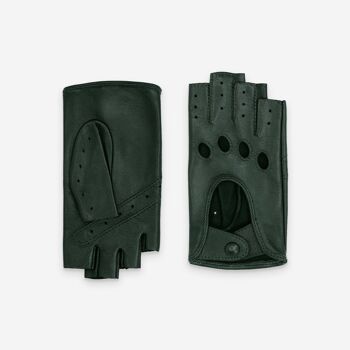 Gants de conduite, mitaines-cuir agneau-non doublé-21125NF 123