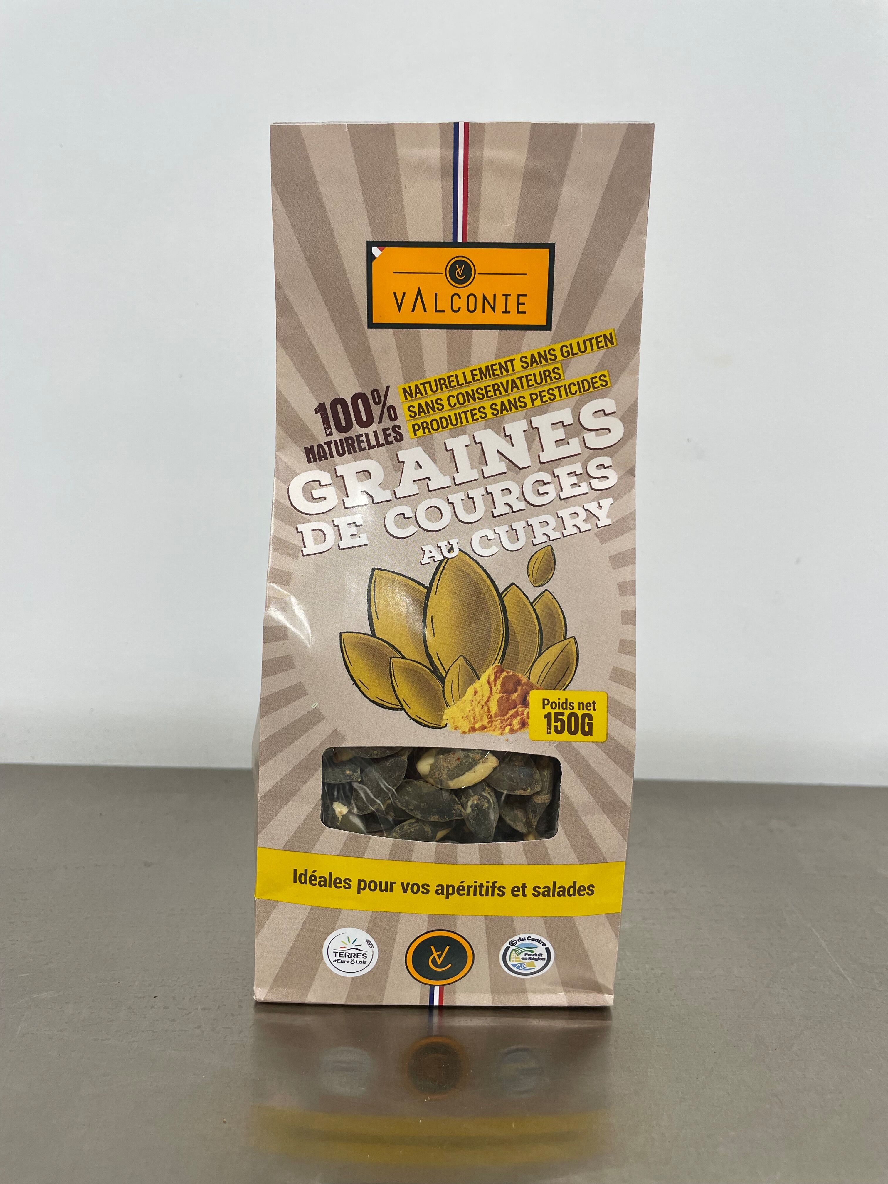 Semi di zucca tostati al curry 150g