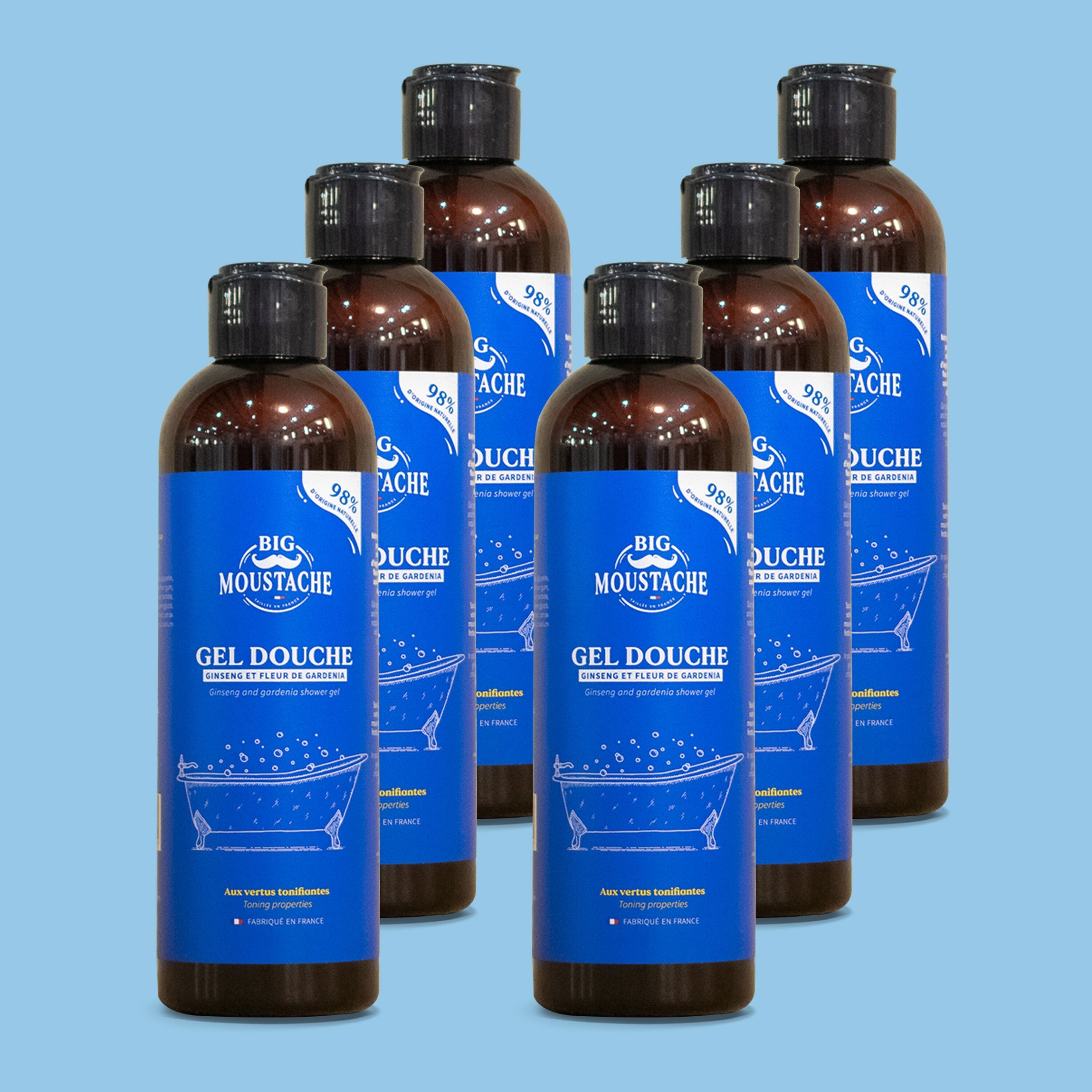 Gel doccia Big Moustache® 250ml - Kit da 6