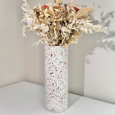 Vase aus Terrazzo - Herbst