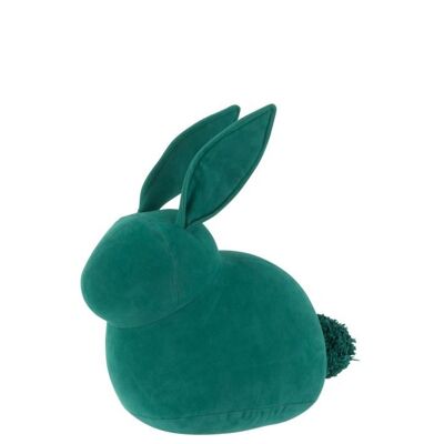 Conejo tope opaco terciopelo verde medium