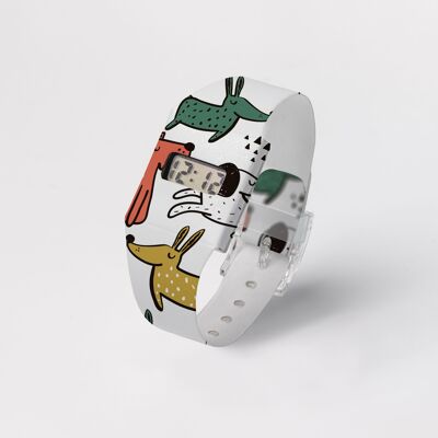 WUFFIS Pappwatch / Paperlike Watch / Digitale Armbanduhr aus Tyvek®
