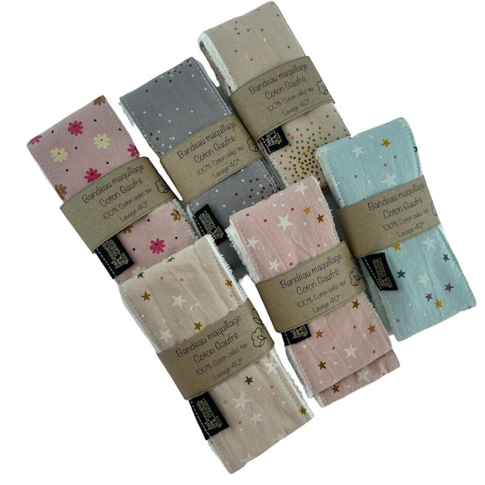 Fascia per il trucco, "Cotone Waffle"