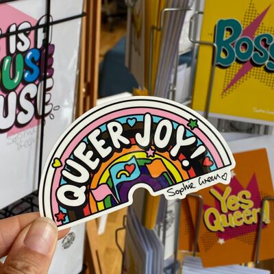 Queer de joie ! Grand aimant flexible