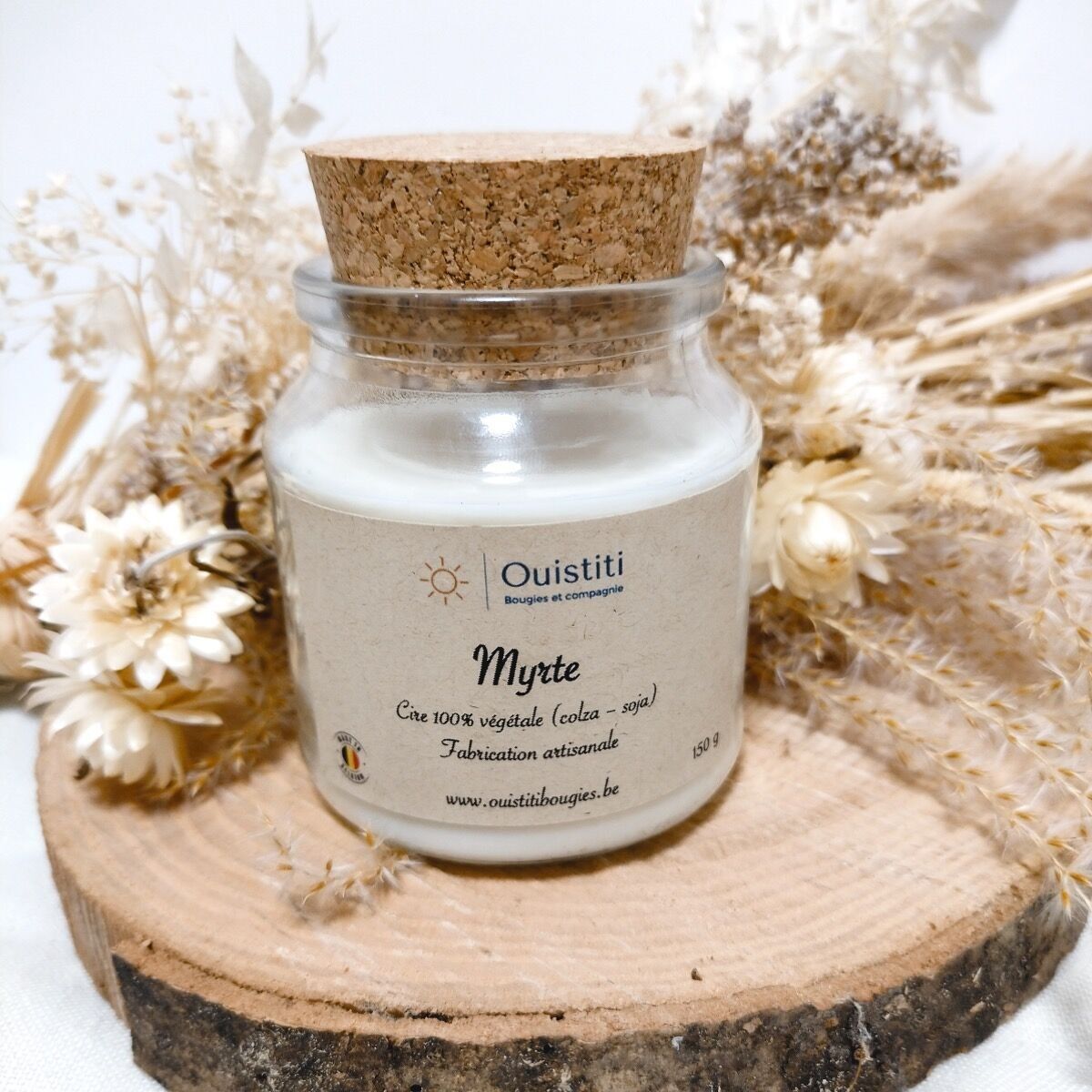 Bougie Parfumée Myrte - Cire végétale - Collezione "Les Mignonnes"