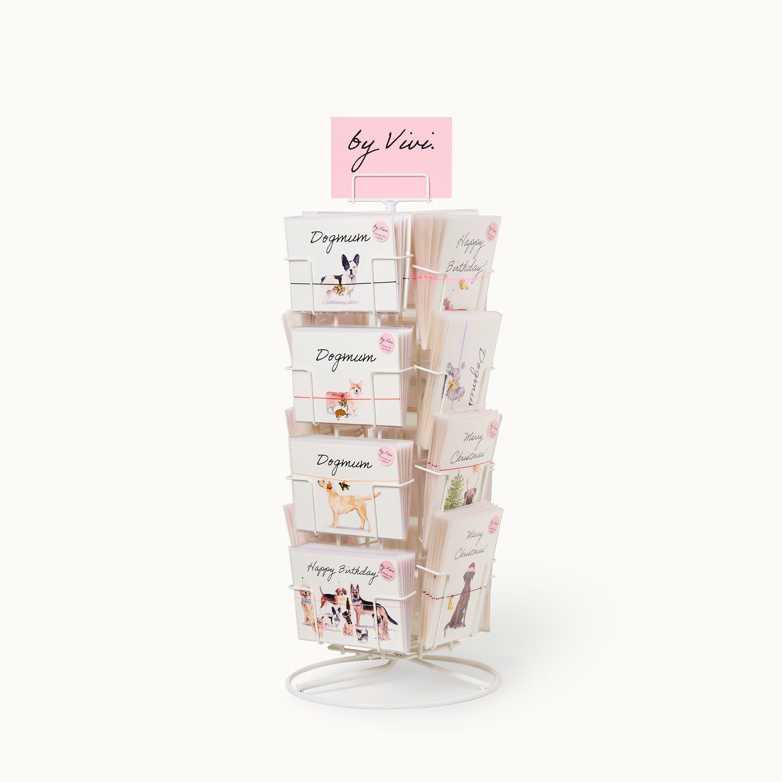 Logohalterung Kartenständer Gold