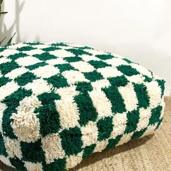 Pouf marocain-pouf-ber à carreaux personnalisé Pouf marocain 10