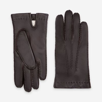 Gants cuero agneau-100% laine-70416TR