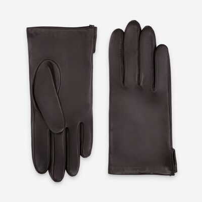 Gants cuero agneau-100% soie-62007SN