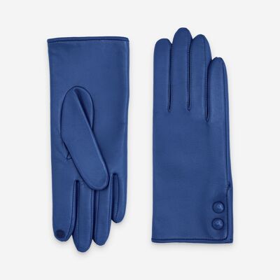 Gants cuero agneau-100% soie-Tactile-21503SN