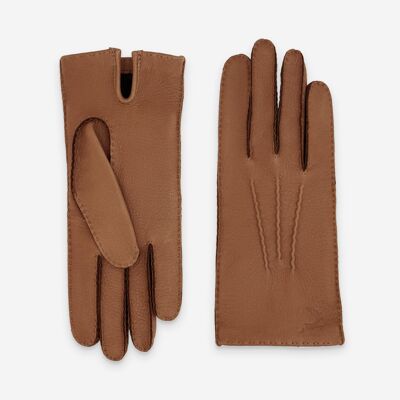 Gants cuir cerf-non doublé-21518NF