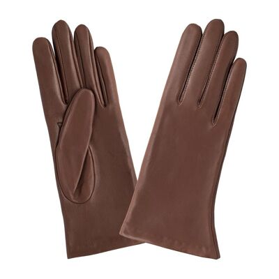 Gants cuir agneau-100% soie-21001SN