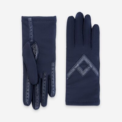 Gants flexicuir-agneau-spandex-100% laine-11063CA