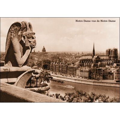 Postkarte - Notre Dame von Notre Dame aus gesehen