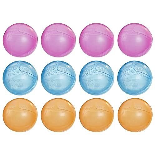 Hasbro - Nerf Super Soaker Hydro Balls - Pack de 12 balles réutilisables