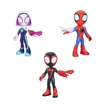 Hasbro - Marvel Spidey And His Amazing Friends : Figurines Géantes pour des Aventures Spectaculaires - 23 cm