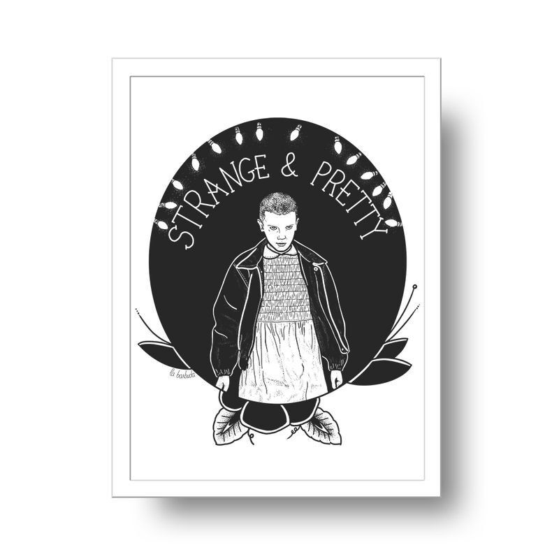 Stampa artistica strana e carina una volta