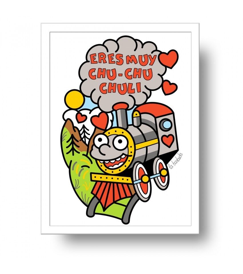 Cartolina del treno Chuli