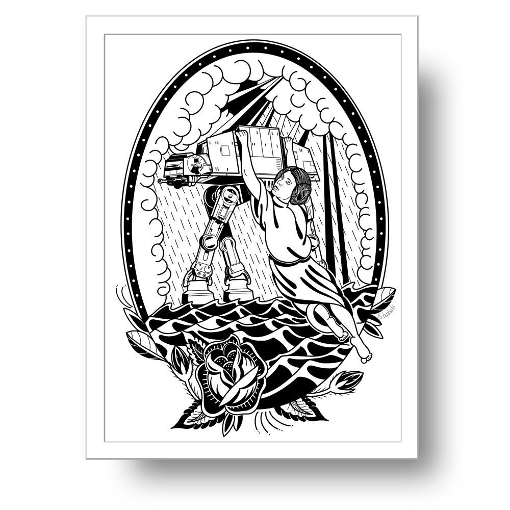 AT-AT Stampa principessa Rock of Ages