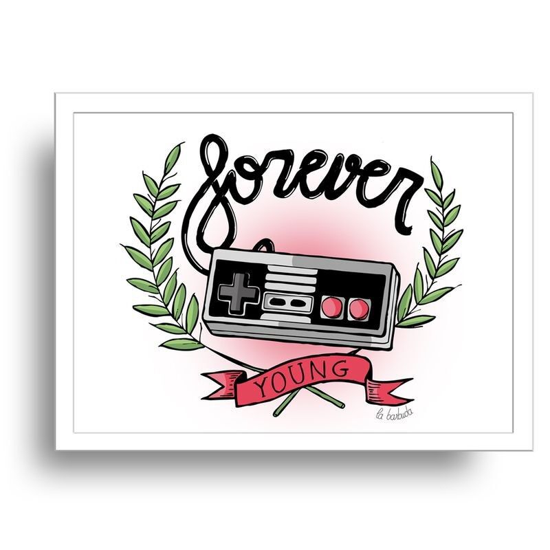 Stampa artistica per sempre giovane