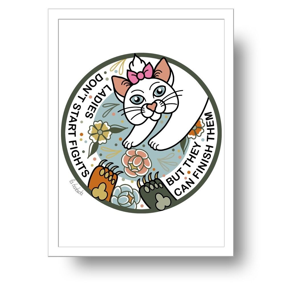 Le signore non iniziano a litigare