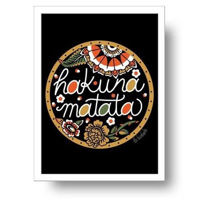 Hakuna Matata Kunstdruck