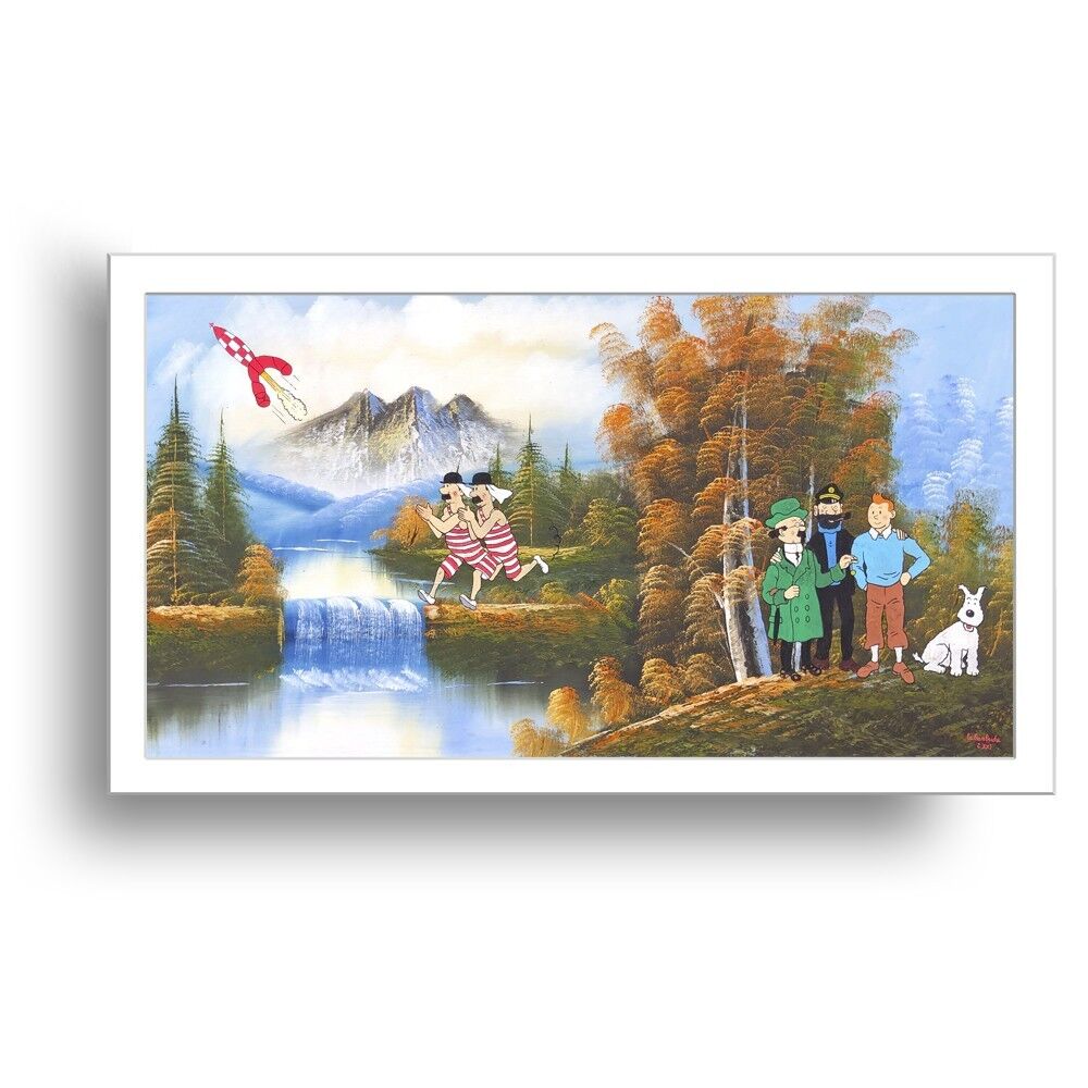 Tintin grande stampa in edizione limitata