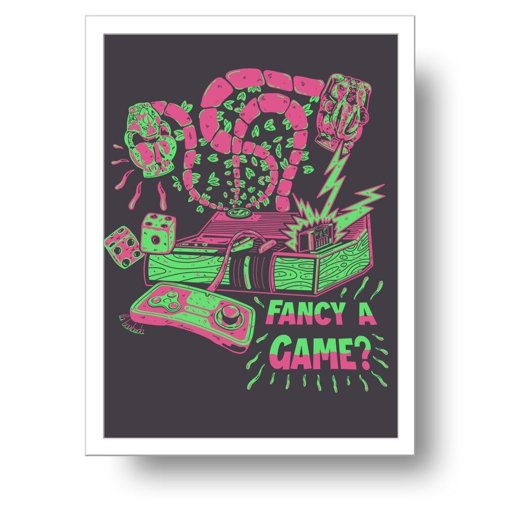 Immagina una stampa di gioco