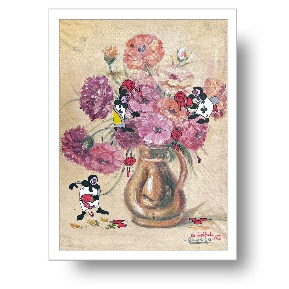 Alice Cards Imprimé Rose