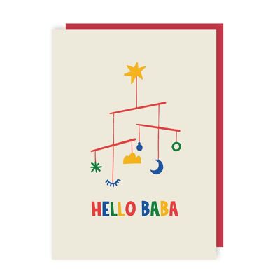 Hello Baba Mobile New Baby Card Pack de 6