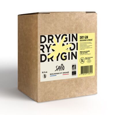 SAPIO DRY GIN FRANZÖSISCH & BIO – BIB – 5L